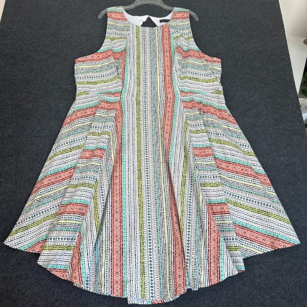 TORRID Insider Collection Sleeveless Dress Geometric Easter Spring Tribalesque